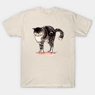 Cat stretching T-Shirt